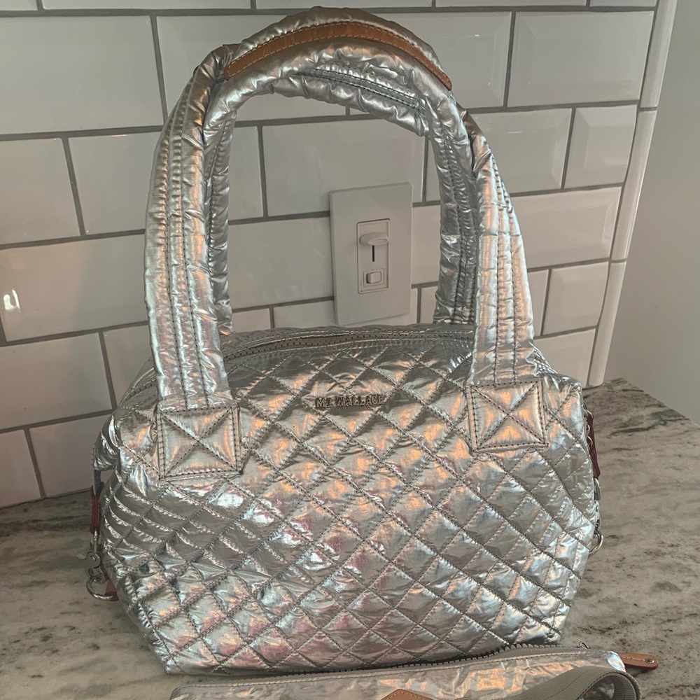 MZ Wallace Silver Sutton Medium